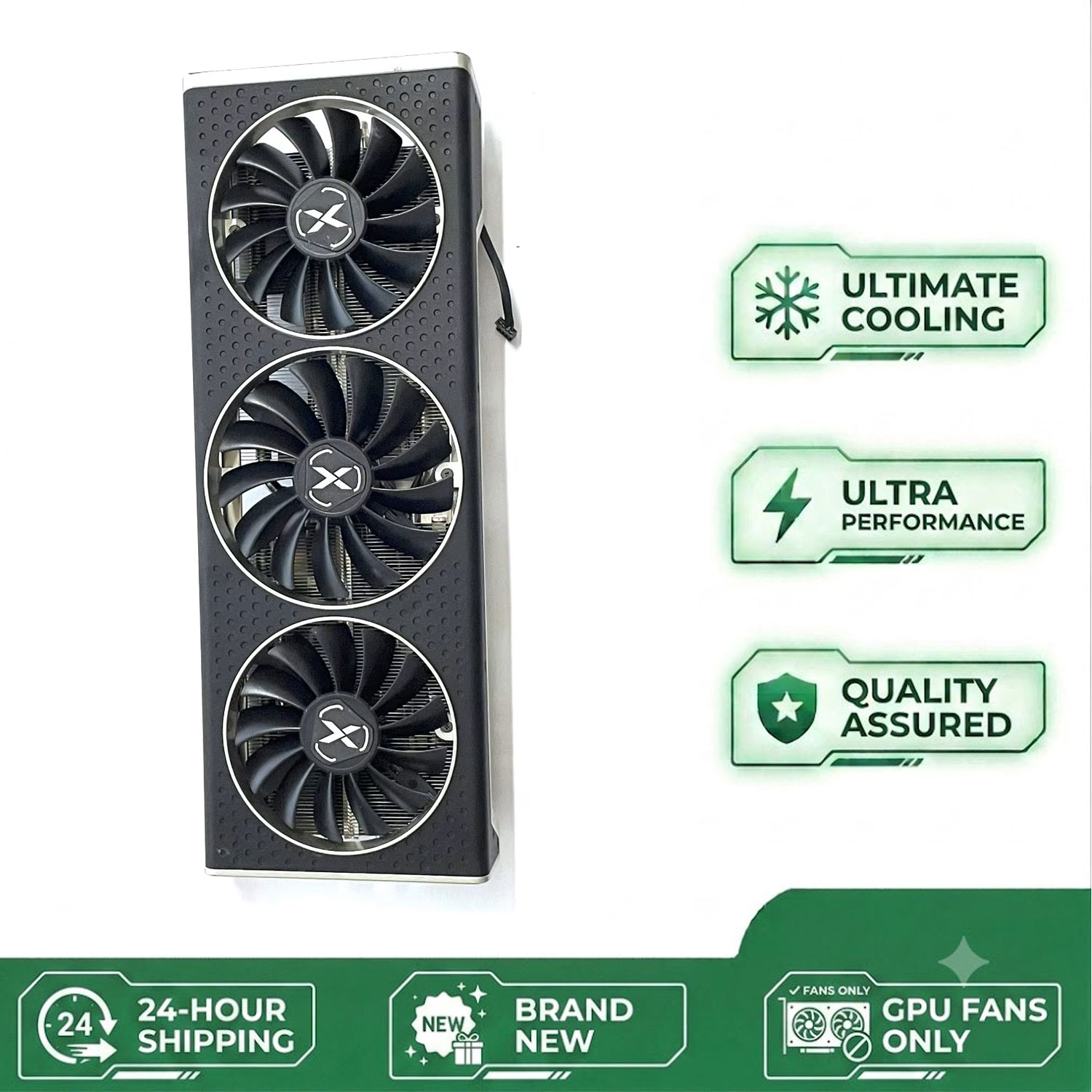 Rx 6700 Xt 12Gb Graphics Card - Grafikkartenkühler CF9015U12D, geeignet für XFX RX