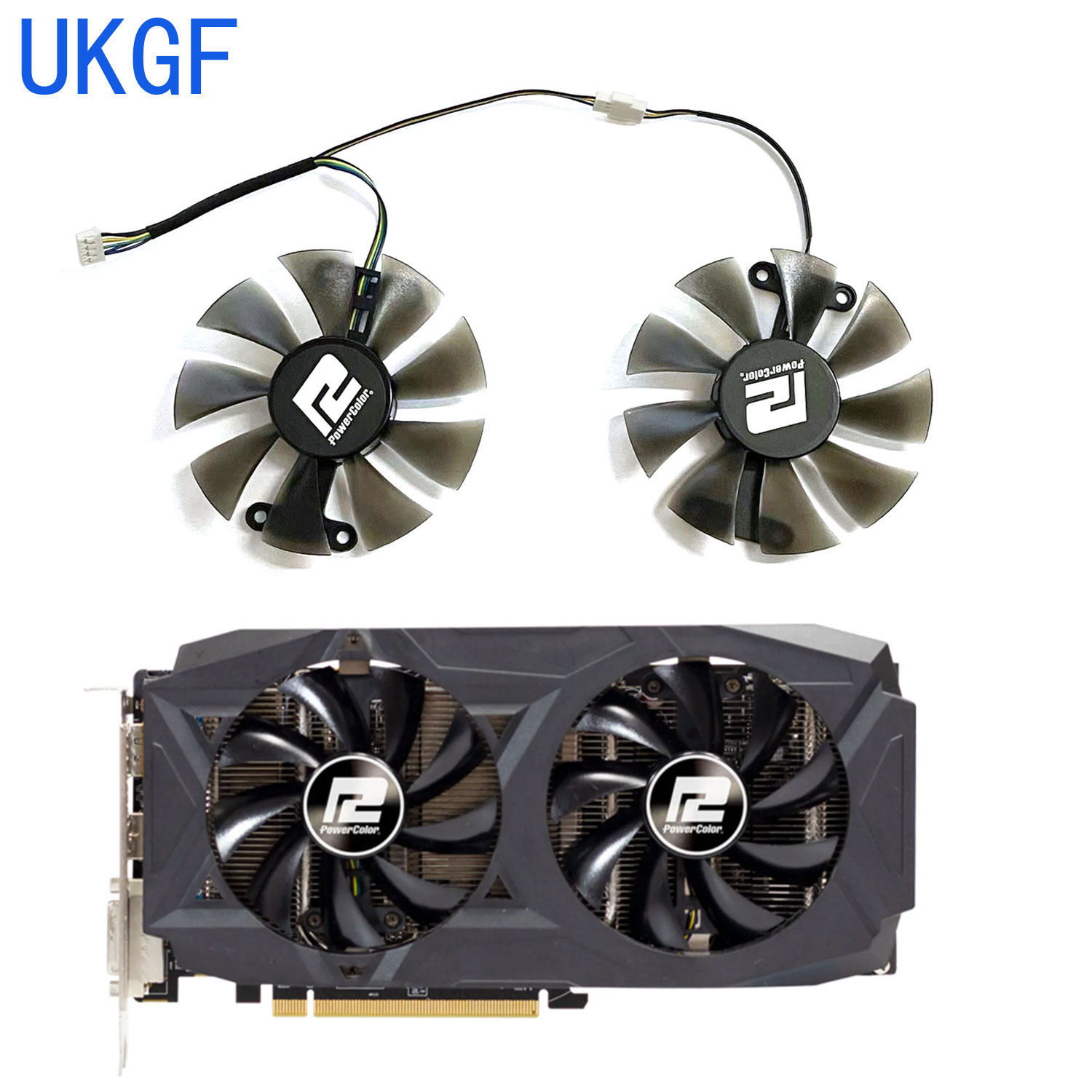 Rx 580 8Gb 2048Sp Gpu - Neuer DIY-Ersatzlüfter 85MM 4PIN RX 580