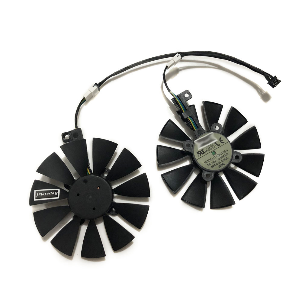 Rx 580 8Gb 2048Sp Gpu - 2 teile/satz, Grafikkarten lüfter, t129215su für