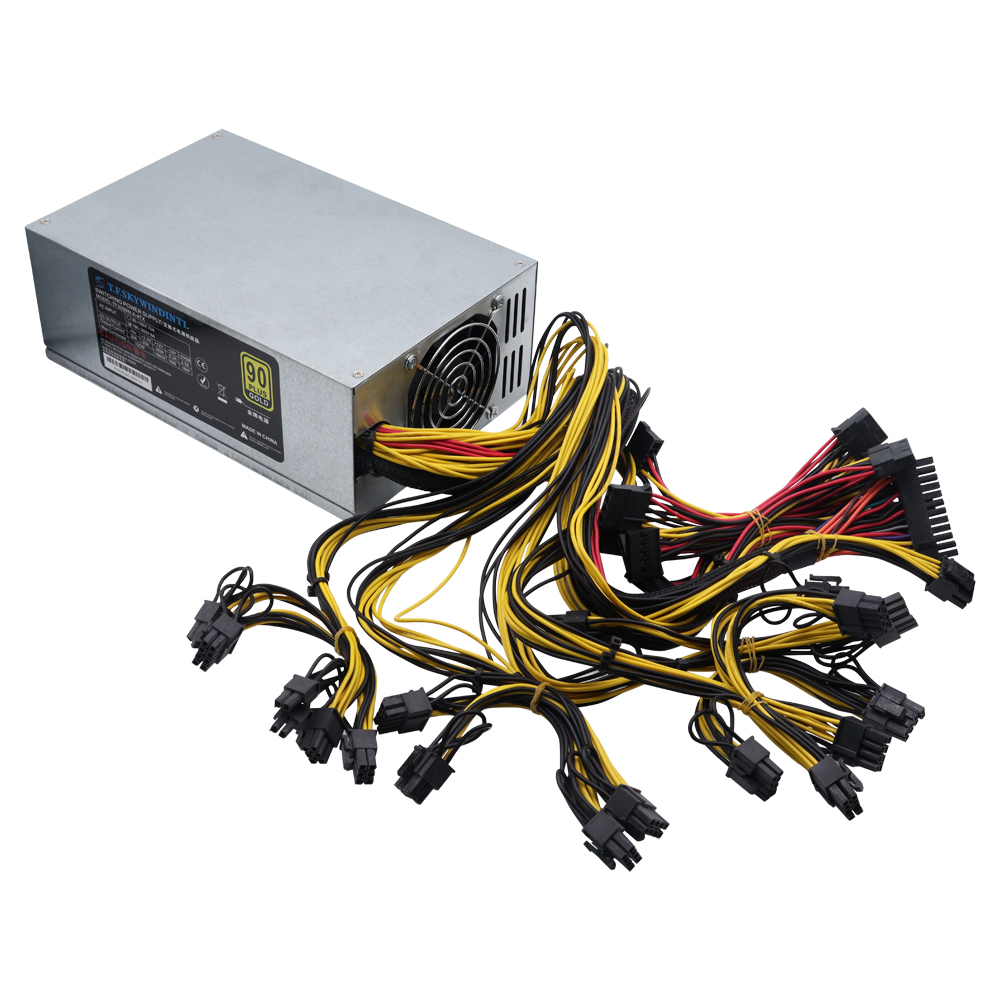 2000W Atx Mining Power Supply - 2000W Mining-Netzteil ATX-Stromversorgung 16 Stück 6+2-Pin