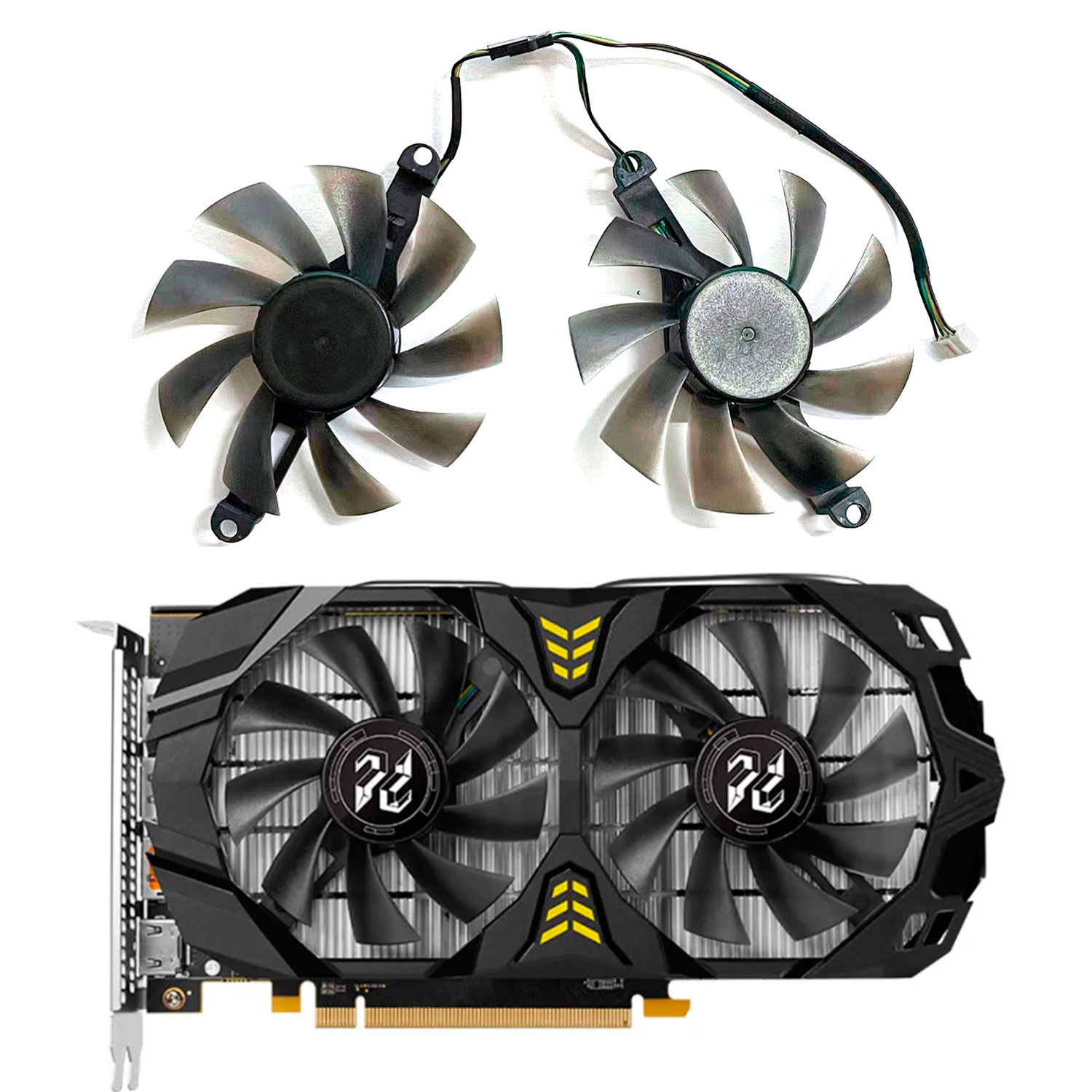 Rx 580 8Gb 2048Sp Gpu - Neuer GPU-Lüfter 4PIN 85MM 75MM RX580