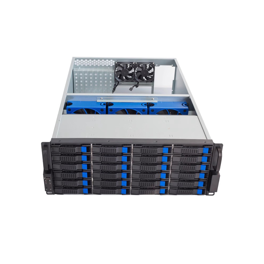 4U 24-Bay Speicher-Server-Gehä – 8 Gpu 4U Server Chassis Bewertung und Preis
