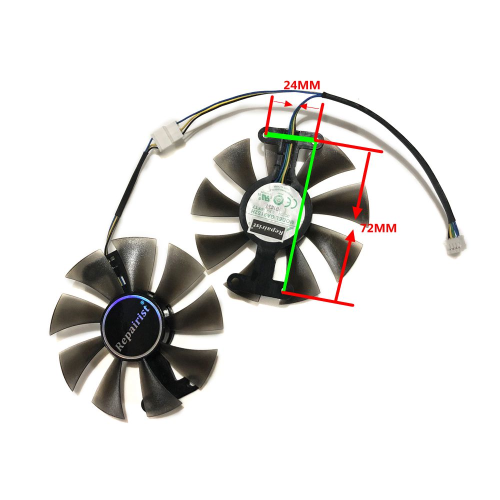 2 teile/satz ga91s2h, grafikka – Rx 580 8Gb 2048Sp Gpu Bewertung und Preis