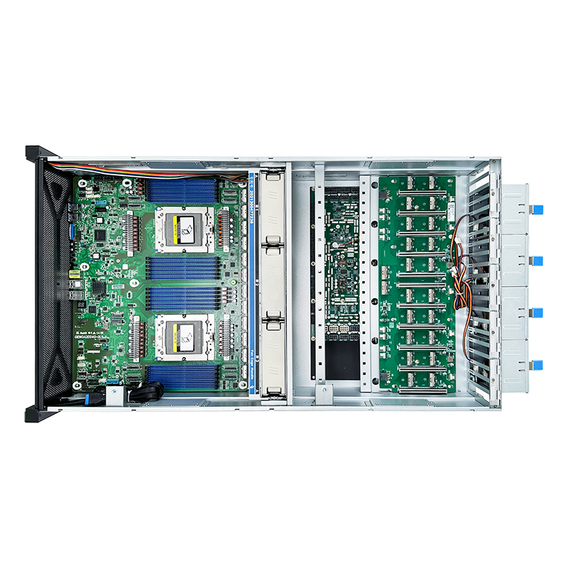 Hochwertiges 4U Aluminium GPU- – 8 Gpu 4U Server Chassis Bewertung und Preis