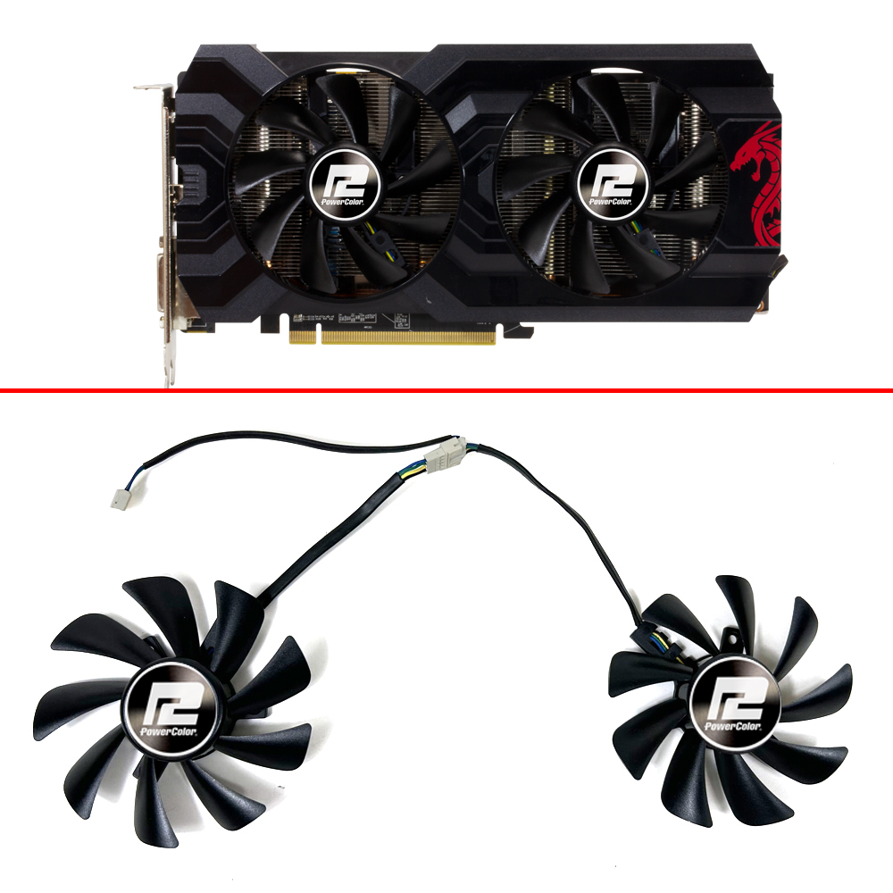 Neuer lüfter 85mm t129215su 4p – Rx 580 8Gb 2048Sp Gpu Bewertung und Preis
