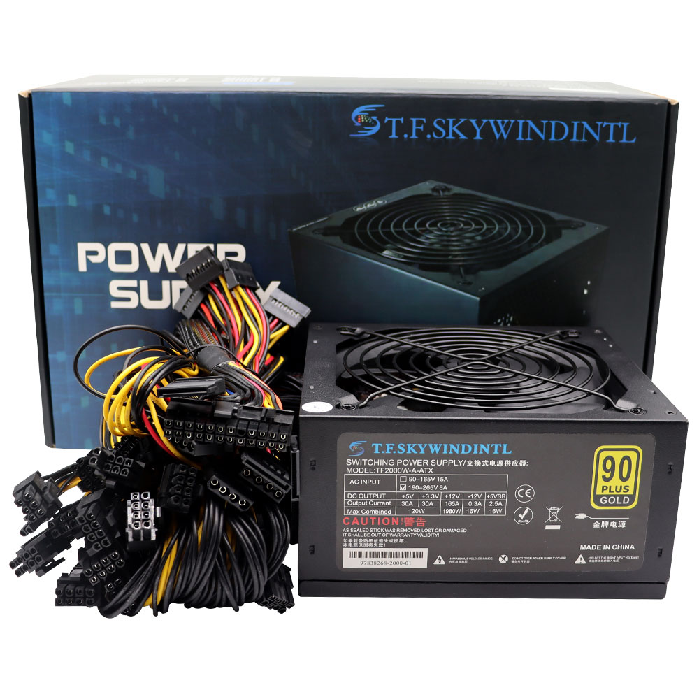 T.F.SKYWINDINL 2000 W ATX PC-N – 2000W Atx Mining Power Supply Bewertung und Preis