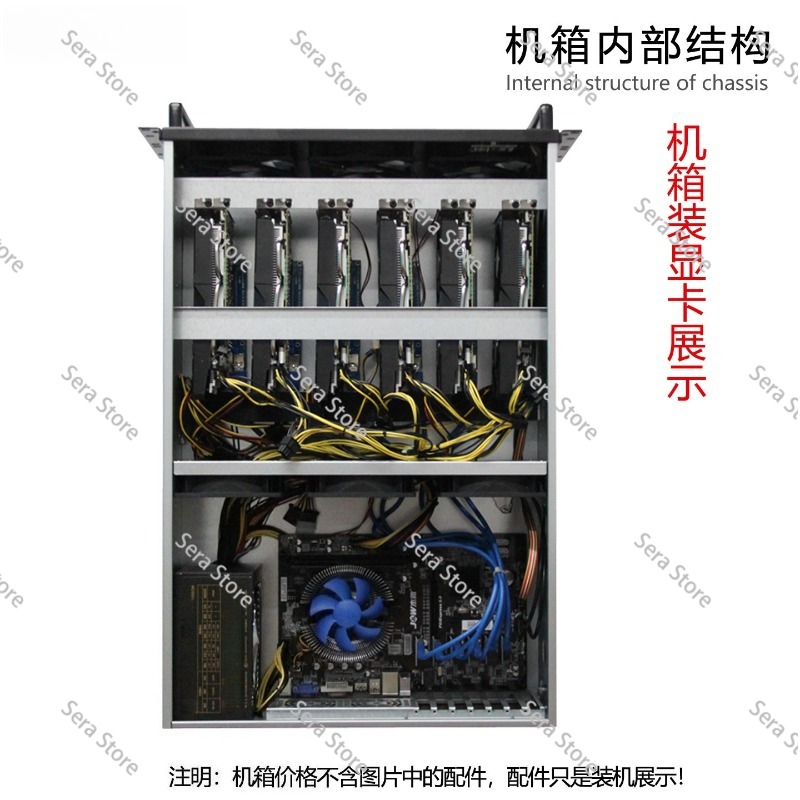 4U Multi-Grafikkarten-Gehäuse  – 8 Gpu 4U Server Chassis Bewertung und Preis